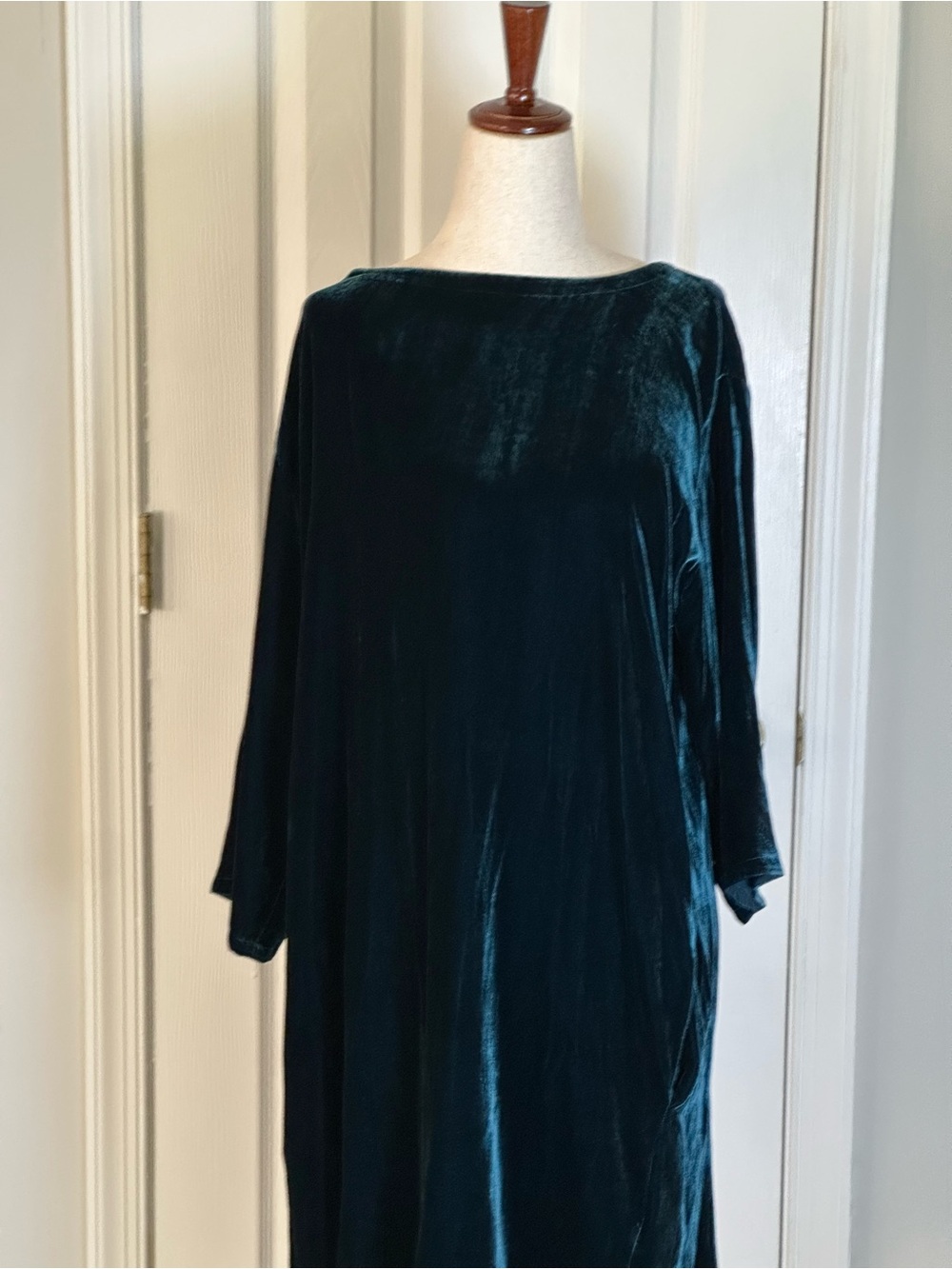 Eileen Fisher Velvet Shift Dress